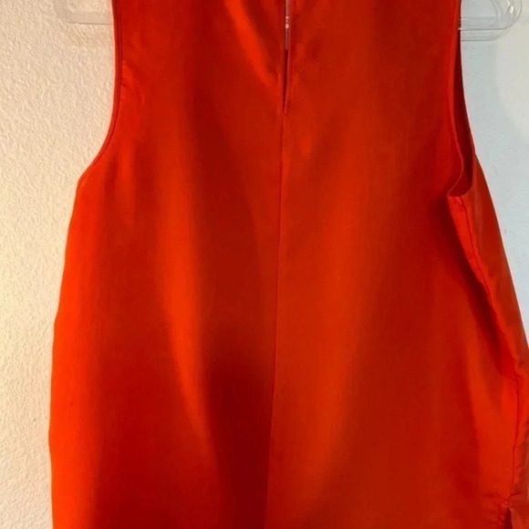 BCBGMaxAzria Burnt Orange Sleeveless Top Size Medium - Picture 7 of 10